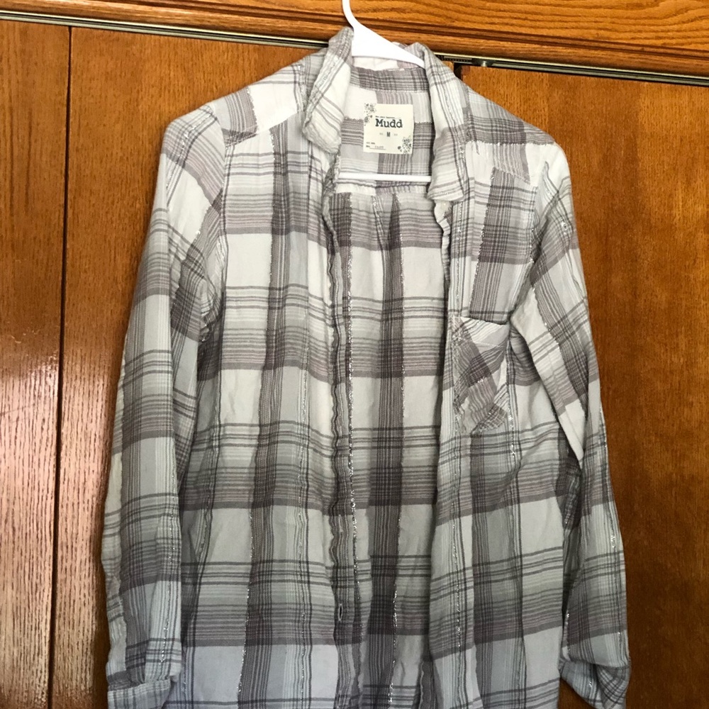 Button down shirt with a lil sparkle